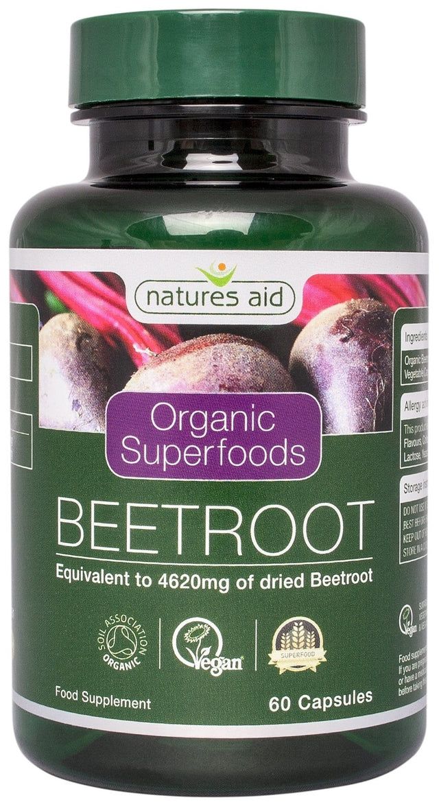 Natures Aid Beetroot 4620mg , 60VCaps