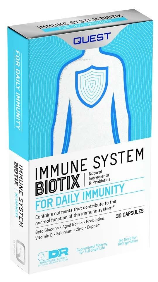 Quest Immune System Biotix, 30 Capsules
