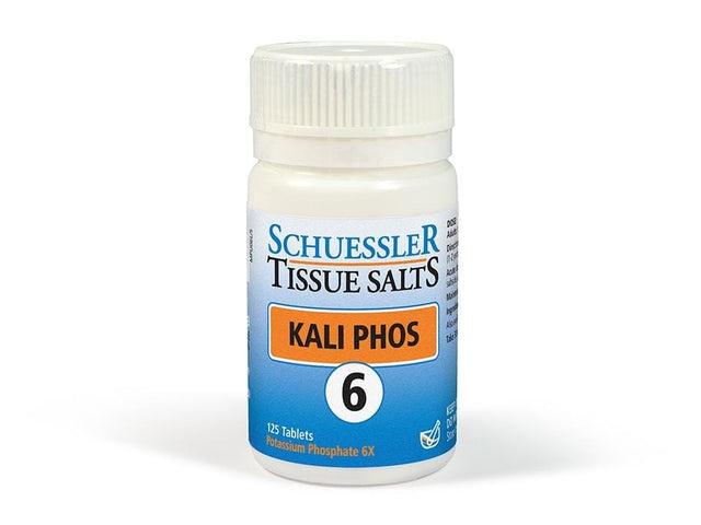 Dr. Schüssler Salts No. 6 Kali Phos, 125Tabs