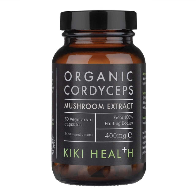 Kiki Health Organic Cordyceps Extract 400mg, 60 Capsules