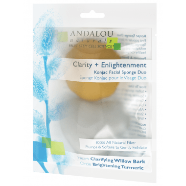 Andalou Clarity + Enlightenment Konjac Facial Sponge Duo