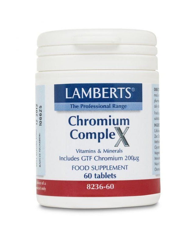 Lamberts Chromium Complex, 60 Tablets