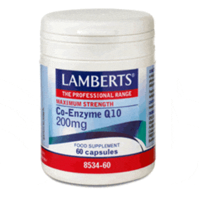 Lamberts Co-Enzyme Q10, 200mg, 60Caps