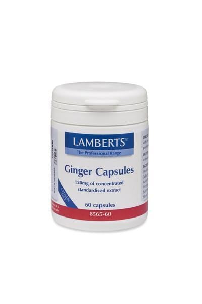 Lamberts Ginger Capsules, 12000mg, 60Caps