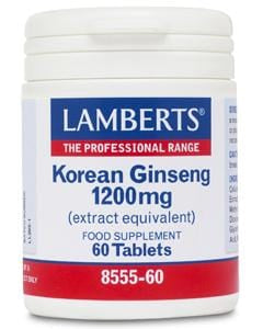 Lamberts Korean Ginseng, 1200mg, 60Tabs