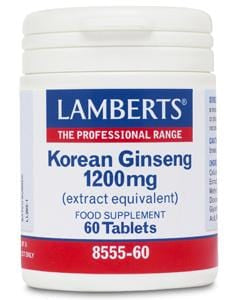 Lamberts Korean Ginseng, 1200mg, 60Tabs