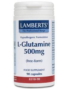 Lamberts L-Glutamine, 500mg, 90Caps