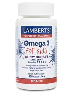 Lamberts Omega 3 For Kids Berry Bursts, 100Caps