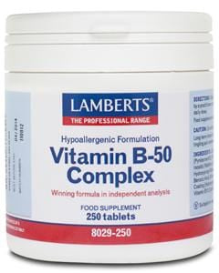 Lamberts Vitamin B-50 Complex, 250 Tablets