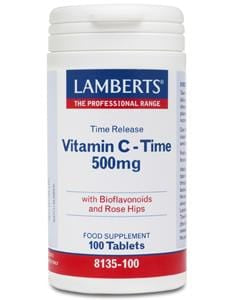 Lamberts Vitamin C Time Release, 500mg, 100 Tablets