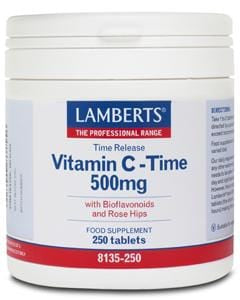 Lamberts Vitamin C Time Release, 500mg, 250 Tablets