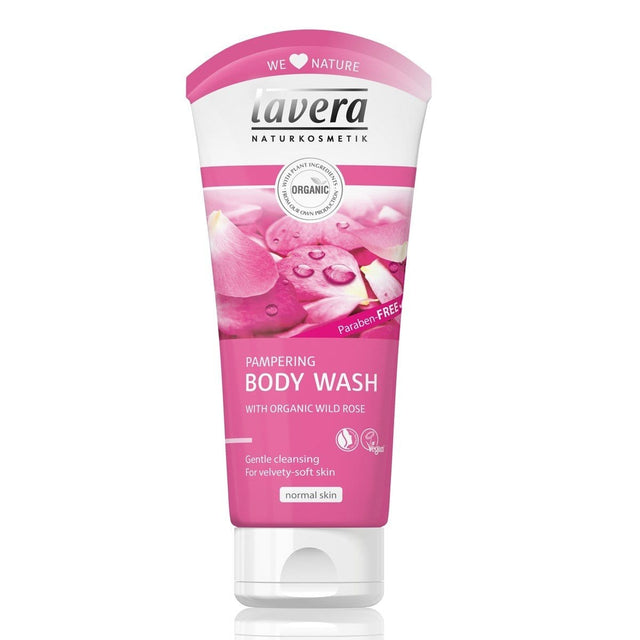 Lavera Body Wash Pampering Organic Rose 200ml