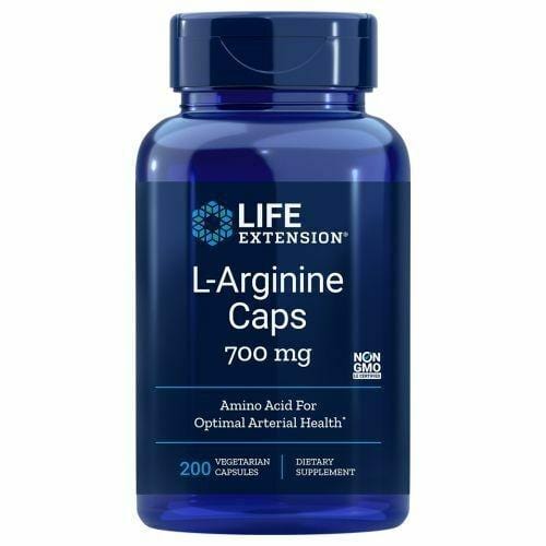 Life Extension L-Arginine 700mg, 200 Capsules