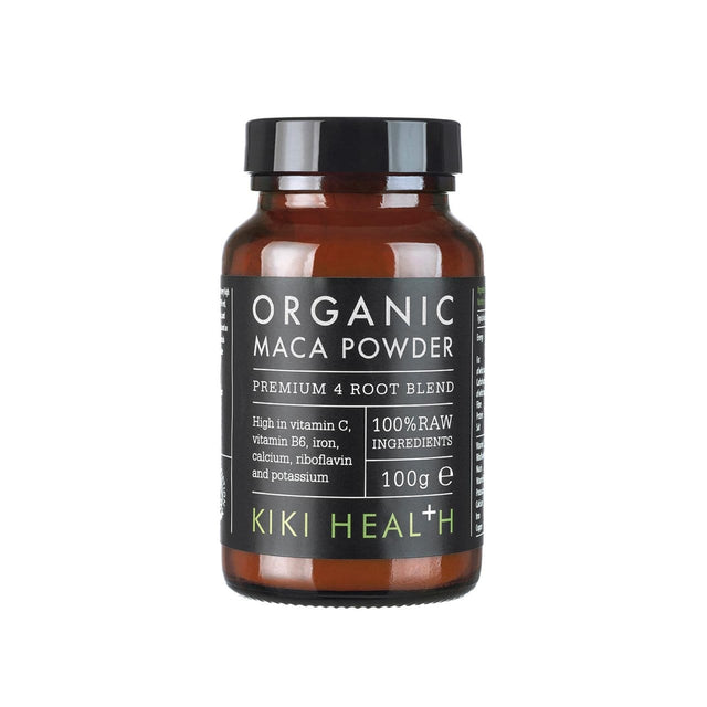 KIKI Health Organic Premium 4 Root Maca Powder, 100gr