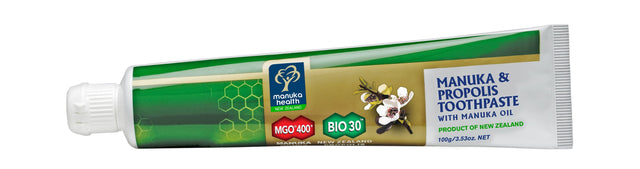 Manuka Health Propolis & MGO 400 Toothpaste with Manuka Oil, 100g