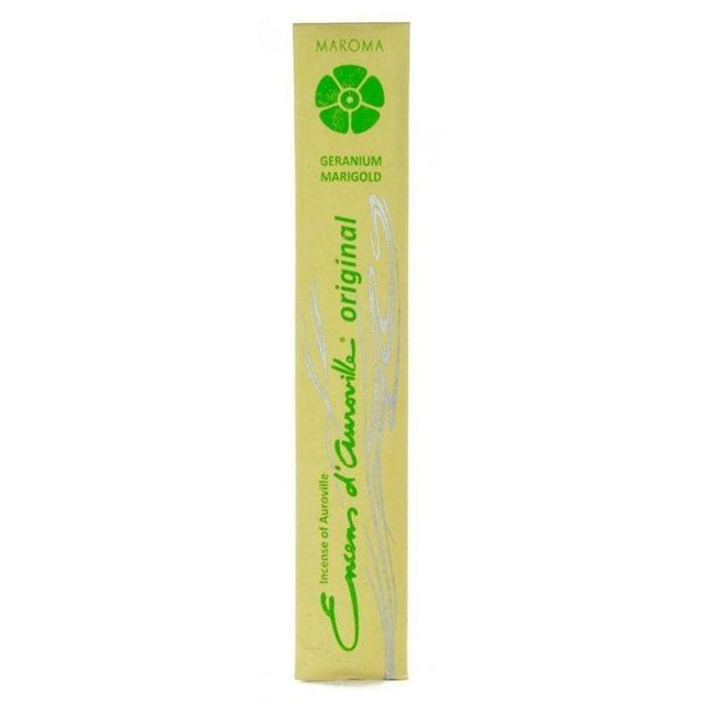 Maroma Incense Sticks Geranium Marigold, 10 Sticks