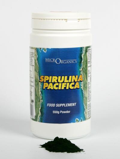 MicrOrganics Spirulina Pacifica Powder, 550gr