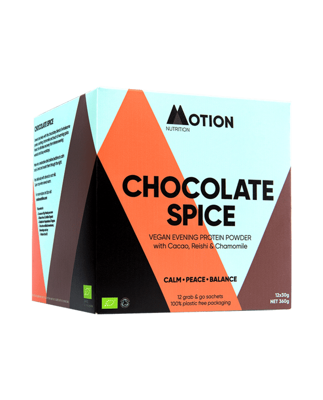 Motion Nutrition Chocolate Spice Evening Shake 360g, 12 Sachets