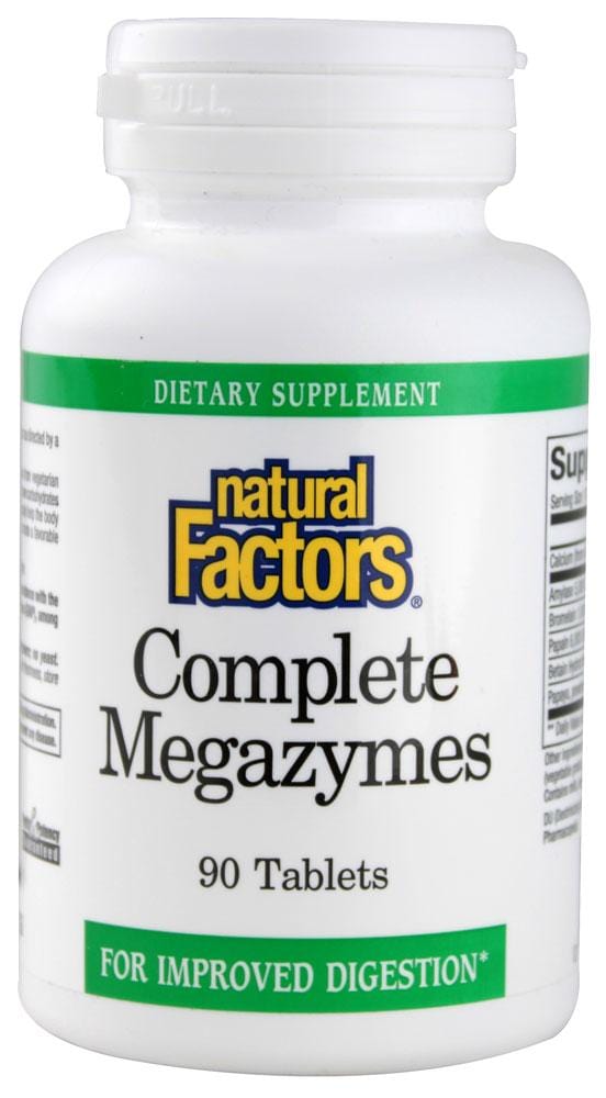 Natural Factors Complete MegaZymes, 90Tabs