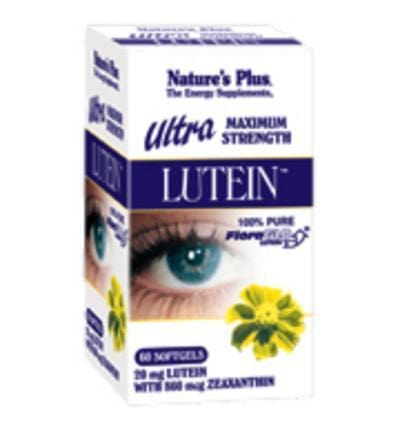 Nature's Plus Ultra Lutein, 20mg, 60 SoftGels