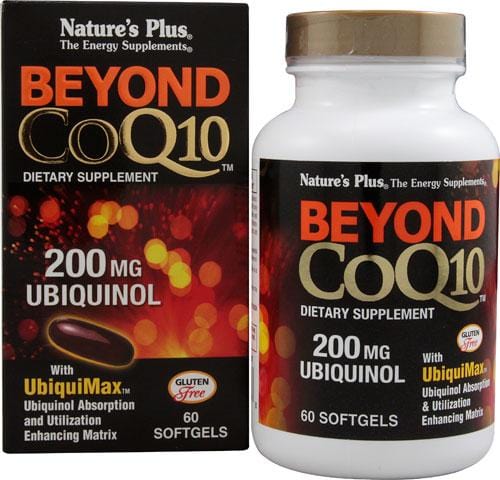 Nature's Plus Beyond CoQ10 Ubiquinol, 200mg, 60 SoftGels