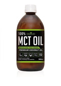 Natures Aid 100% MCT Oil Premium Coconut Oil, 500ml