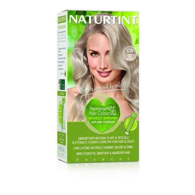 Naturtint Permanent Colorant 10A - Light Ash Blonde, 160ml