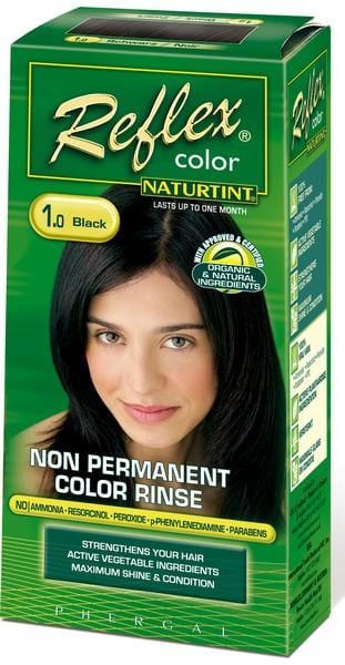 Naturtint Reflex Semi Permanent Colour - Black, 90ml