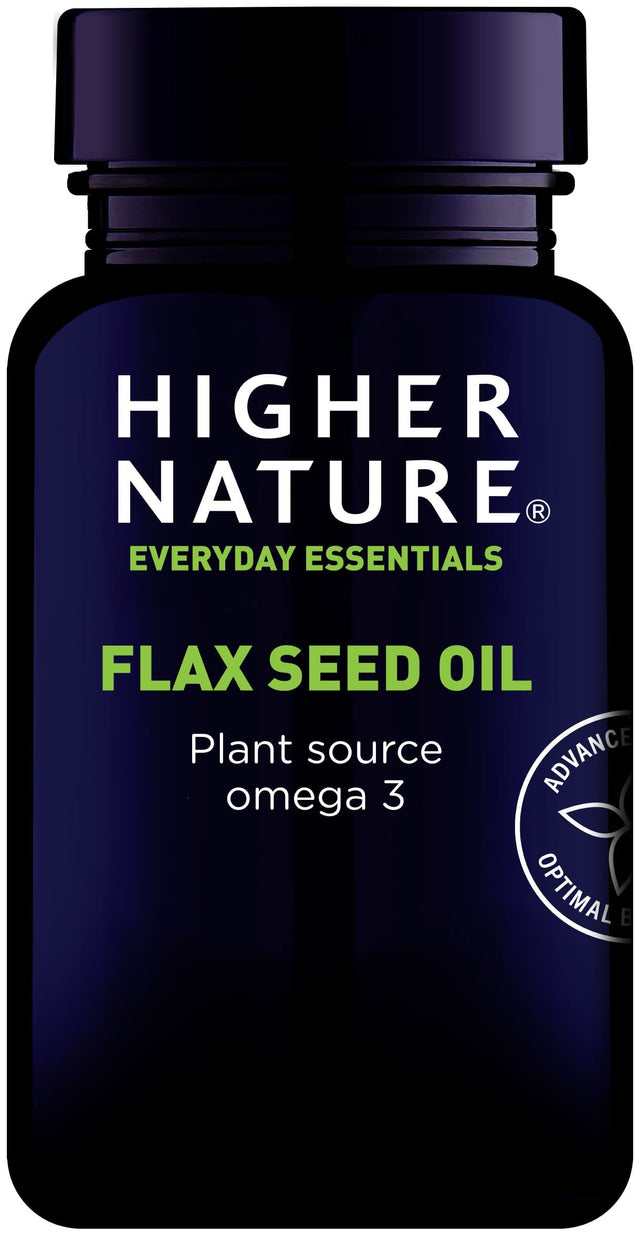 Higher Nature Flax Seed Oil Capsules, 1000mg, 180 Capsules
