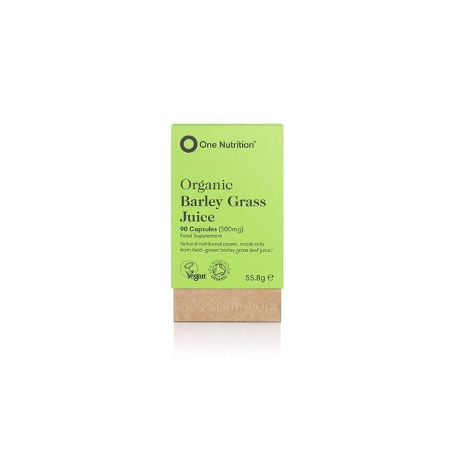 One Nutrition Barley Grass Juice 500mg, 90 Capsules
