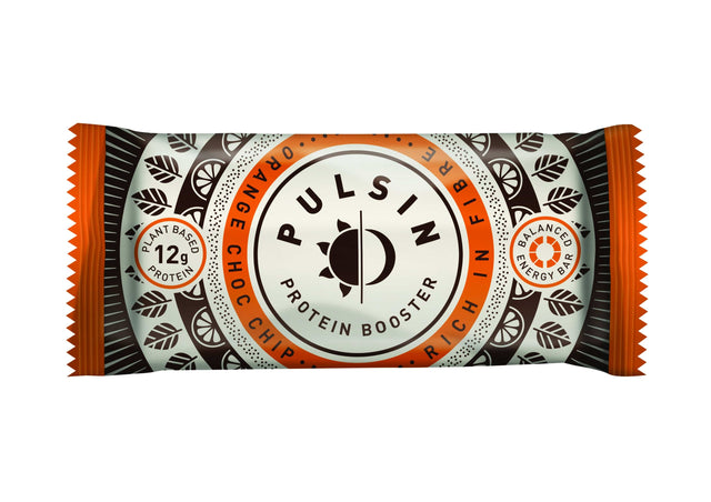 Pulsin Orange Choc Chip Bar, 50gr
