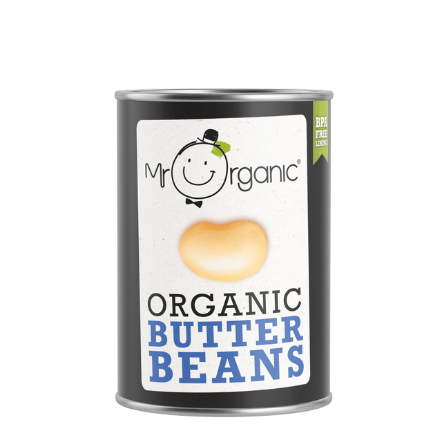 Mr Organic Butter Beans, 400gr