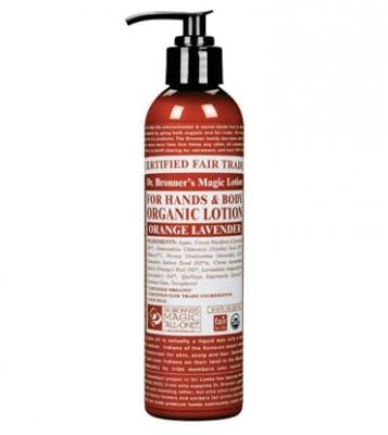 Dr Bronner Organic Body Lotion, 236ml, Orange - Lavender