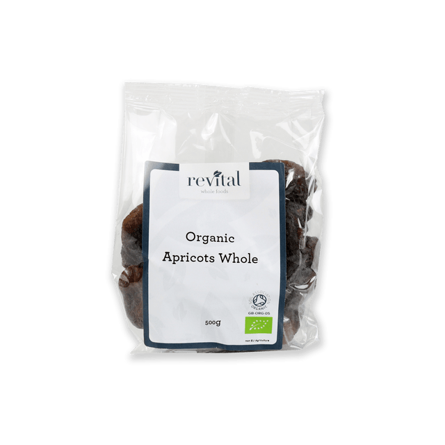 Revital Whole Foods Organic Apricot Whole, 500gr