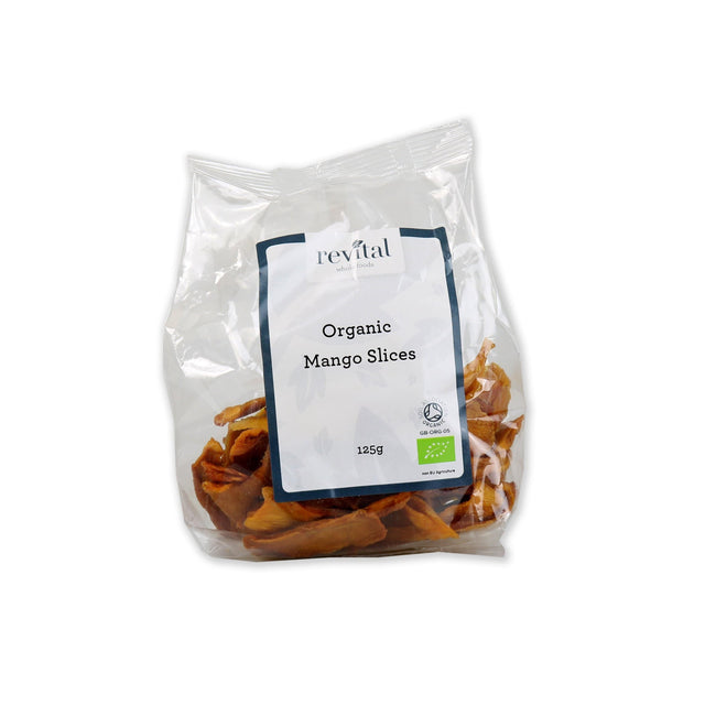 Revital Whole Foods Organic Mango Slices, 125gr