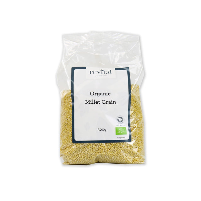 Revital Whole Foods Organic Millet Grain, 500gr