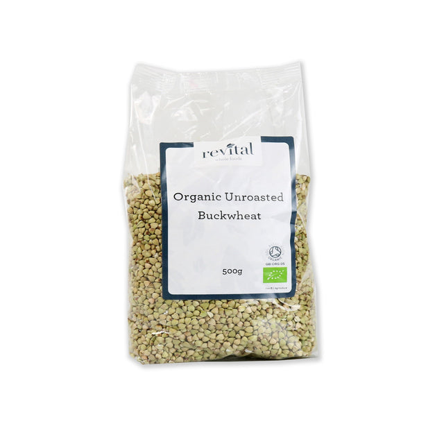 Revital Whole Foods Organic Buckwheat Unroasted, 500gr