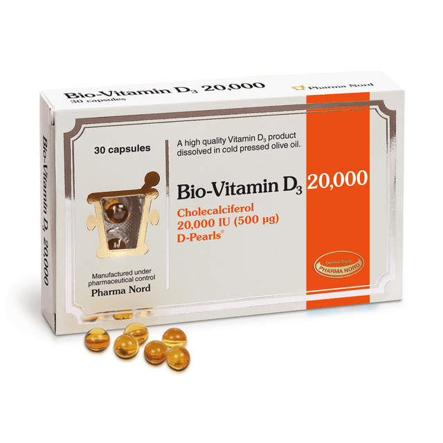 Pharma Nord Bio-Vitamin D3, 20000iu, 30 Capsules
