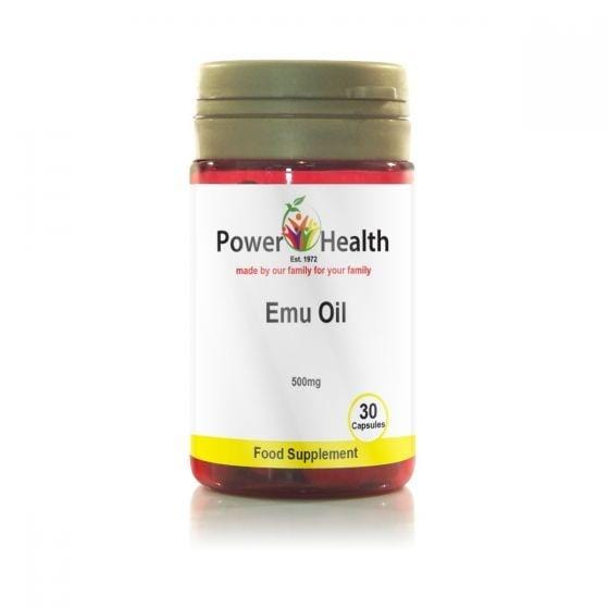 Power Health Emu Oil Capsules 500mg, 30 Capsules
