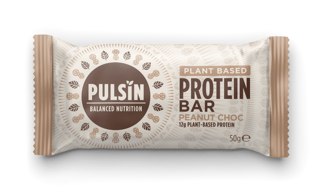 Pulsin Peanut Choc Protein Bar, 50g