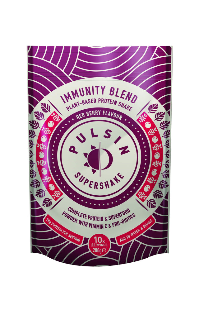 Pulsin Immunity Red Berry Supershake, 280gr
