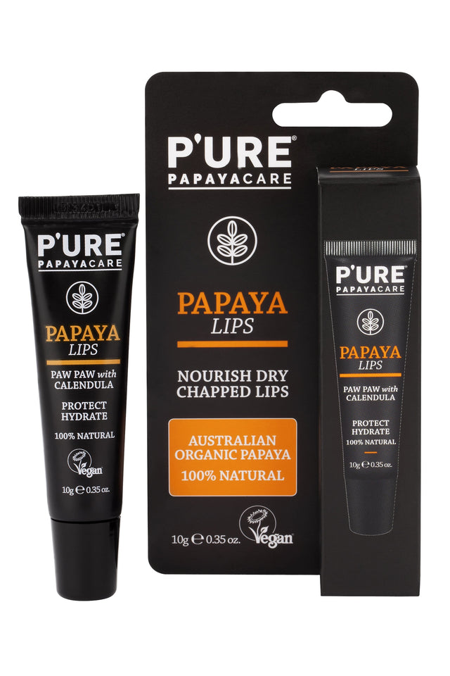 P'URE PapayaCare Papaya Lips,10 grams