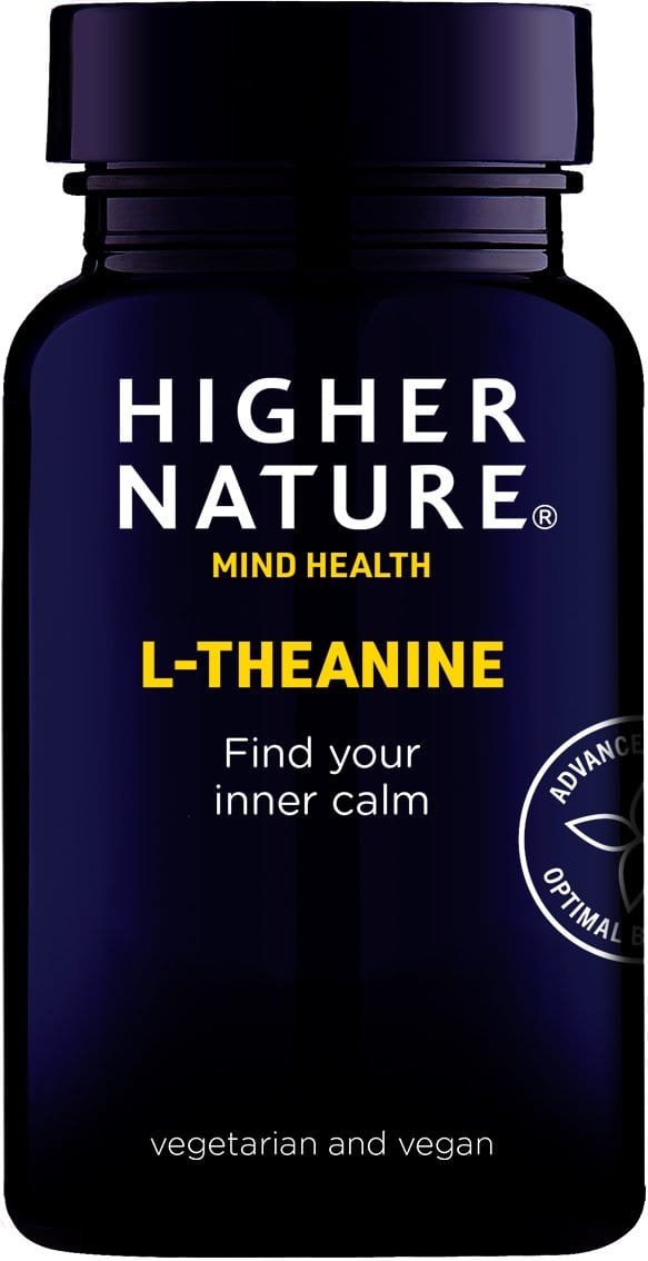 Higher Nature L-Theanine, 100mg, 90 VCapsules