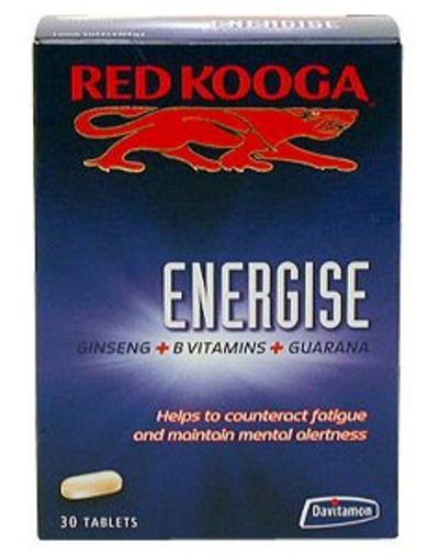 Red Kooga Energise Tablets, 30Tabs