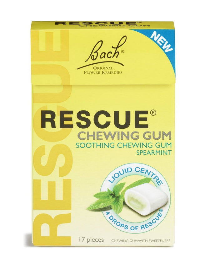 Bach Rescue Chewing Gum, Spearmint, 24Chews