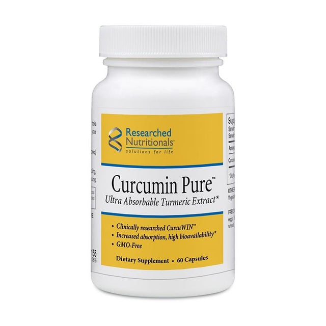 Researched Nutritionals Curcumin Pure 500mg, 60 Capsules