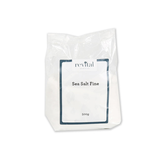 Revital Whole Foods Natural Sea Salt Fine, 500gr