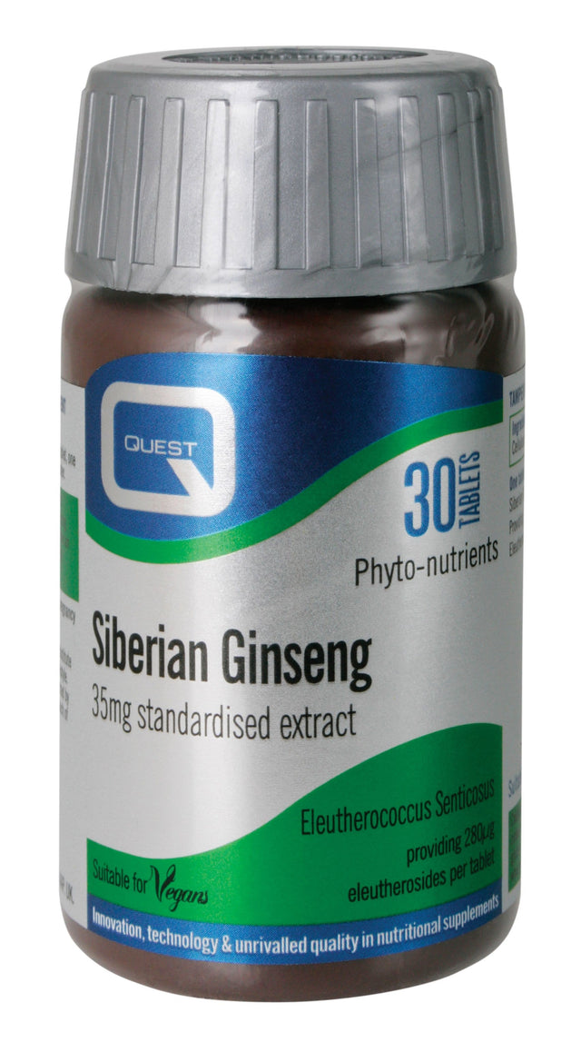 Quest Siberian Ginseng, 35mg, 90 Tablets