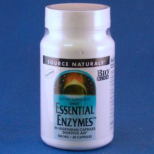Source Naturals Essential Enzymes Vegi Capsules, 500mg, 60VCaps