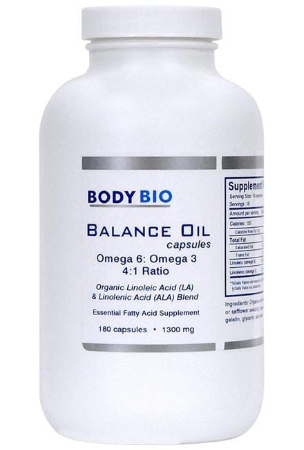 BodyBio Balance Oil Capsules, 1300mg, 180 Capsules